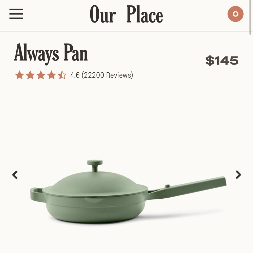 Our place pot brand new still on box